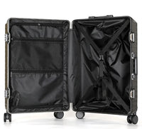HKM-436371 20-inch and 24-inch Hard Shell Carry-on Suitcases with Silent Universal Wheels