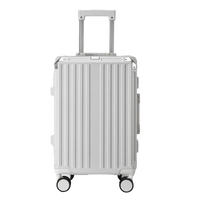 HKM-436371 20-inch and 24-inch Hard Shell Carry-on Suitcases with Silent Universal Wheels