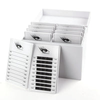 HKM-436371 Acrylic Eyelash Storage Box with Dust-Proof Flip Cover for Easy Organization