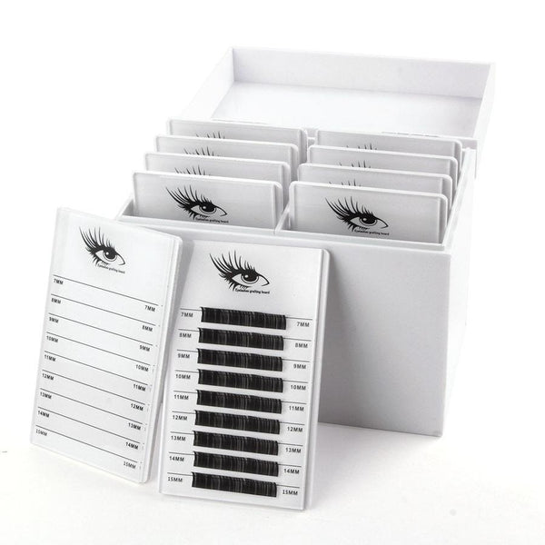 HKM-436371 Acrylic Eyelash Storage Box with Dust-Proof Flip Cover for Easy Organization