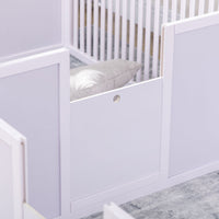 HKM-4364605 Two-Room Whelping Box for Dogs with Adjustable Doors and Non-Slip Base