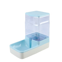 HKM-4364989 Portable Automatic Pet Feeder and Water Dispenser for Cats - Blue, Pink, Gray