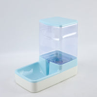 HKM-4364989 Portable Automatic Pet Feeder and Water Dispenser for Cats - Blue, Pink, Gray