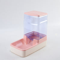 HKM-4364989 Portable Automatic Pet Feeder and Water Dispenser for Cats - Blue, Pink, Gray
