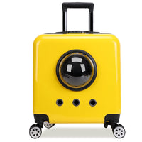 HKM-4365373 Space Capsule Cat Carrier Bag – Hard PVC Pet Travel Suitcase in Multiple Colors