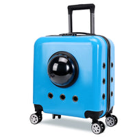 HKM-4365373 Space Capsule Cat Carrier Bag – Hard PVC Pet Travel Suitcase in Multiple Colors