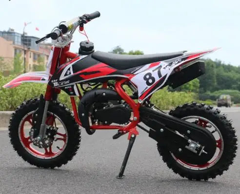 HKM-436563 Kids Minibike Pocket Bike 49cc Mini Cross Motocicleta with Disc Brakes and Chain Drive