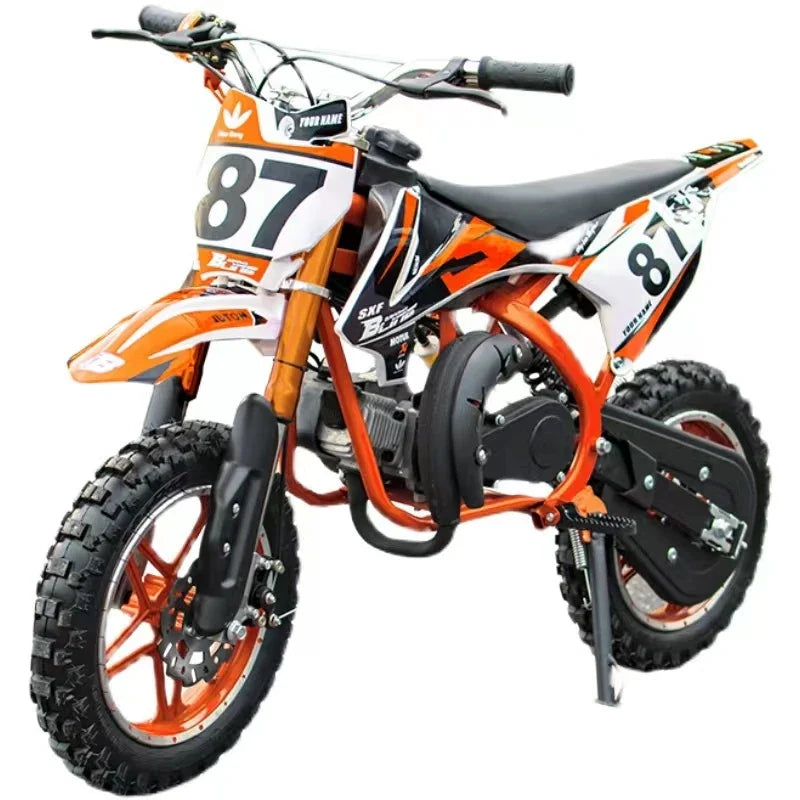 HKM-436563 Kids Minibike Pocket Bike 49cc Mini Cross Motocicleta with Disc Brakes and Chain Drive