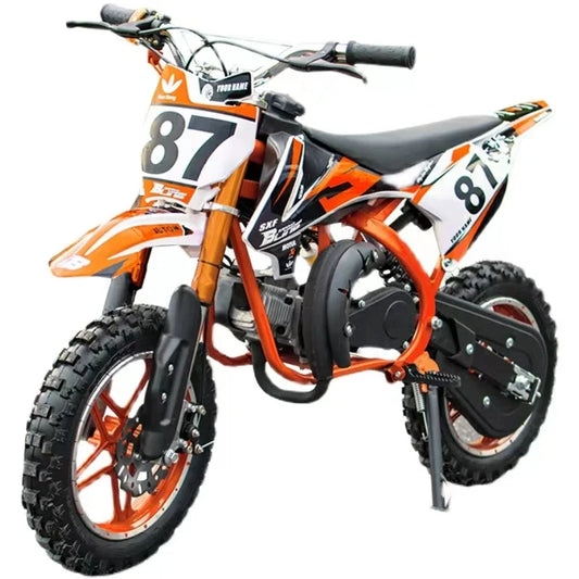 HKM-436563 Kids Minibike Pocket Bike 49cc Mini Cross Motocicleta with Disc Brakes and Chain Drive