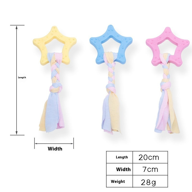 HKM-4366397 Durable Bite-Resistant Dog Toy in Multiple Colors and Shapes for Playful Pets