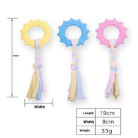 HKM-4366397 Durable Bite-Resistant Dog Toy in Multiple Colors and Shapes for Playful Pets