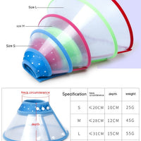 HKM-4366525 Anti-Bite Protective Cover for Pets - Soft Edge Postoperative Recovery Collar in Multiple Colors