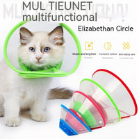 HKM-4366525 Anti-Bite Protective Cover for Pets - Soft Edge Postoperative Recovery Collar in Multiple Colors