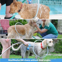 HKM-4366781 Pet Shower Brush for Dogs - ABS Bathing Device for Convenient Grooming