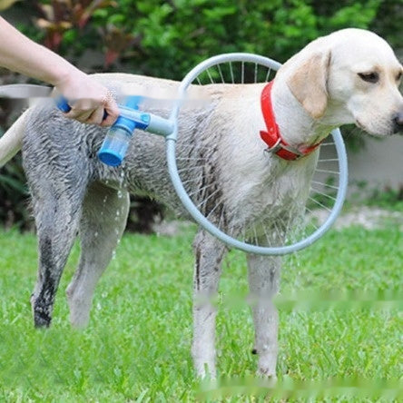 HKM-4366781 Pet Shower Brush for Dogs - ABS Bathing Device for Convenient Grooming
