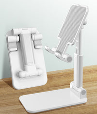 HKM-436691 Adjustable Mobile Phone Stand with Non-Slip Silicone Base and Alloy Support Rod