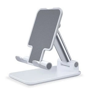 HKM-436691 Adjustable Mobile Phone Stand with Non-Slip Silicone Base and Alloy Support Rod
