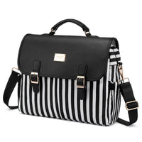 HKM-436691 Professional Laptop Tote Bag for Women - Durable PU Briefcase with Multiple Pockets for Office and Business Use