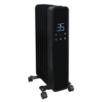 HKM-436755 Oil-Filled Radiator Heater with Adjustable Thermostat and Remote Control, 2000W, Wall-Mounted with Overheat Protection
