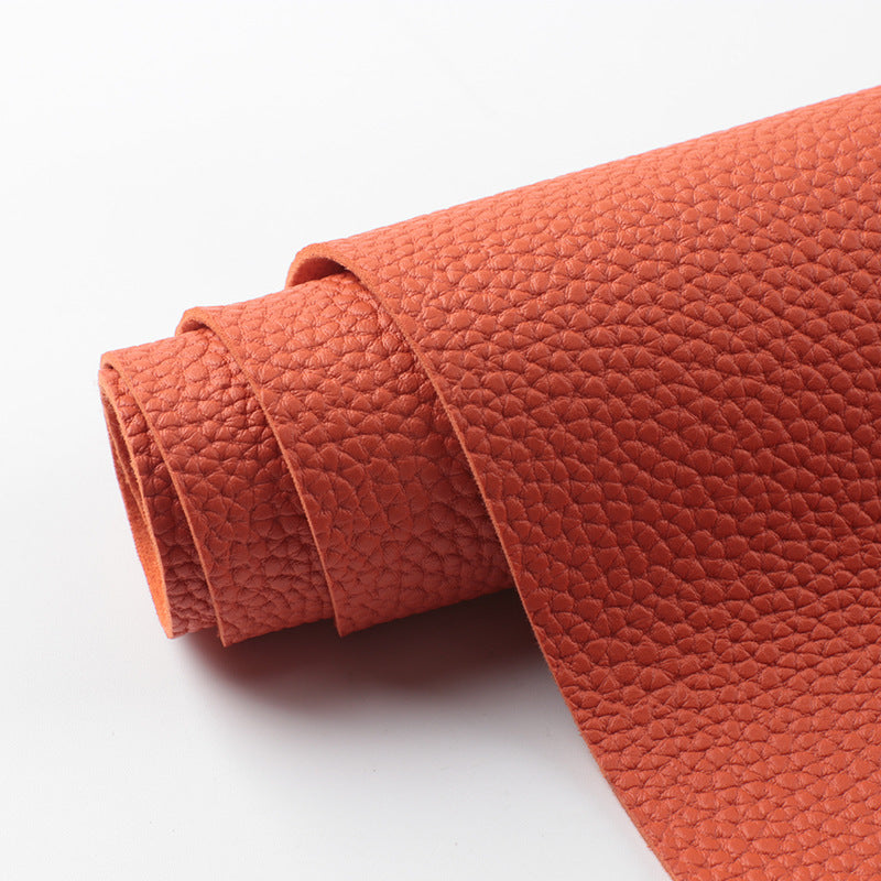 HKM-436819 Dual-Sided Scratch Resistant PVC Leather Fabric for Bags and Upholstery, 1.7MM Thick, 137-140CM Wide