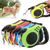 HKM-4368701 Retractable 5m Traction Rope for Dogs and Cats - Convenient One-Finger Control Leash