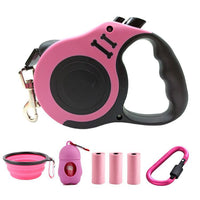 HKM-4368701 Retractable 5m Traction Rope for Dogs and Cats - Convenient One-Finger Control Leash