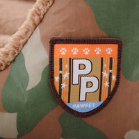 HKM-4368957 Military Style Camouflage Pet Kennel - Waterproof Oxford with 3D PPCotton Fill - Available in S, M, L Sizes