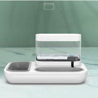 HKM-4369085 Automatic Pet Water Feeding Double Bowl with 1.5L Capacity for Cats and Dogs