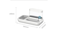 HKM-4369085 Automatic Pet Water Feeding Double Bowl with 1.5L Capacity for Cats and Dogs