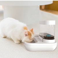 HKM-4369085 Automatic Pet Water Feeding Double Bowl with 1.5L Capacity for Cats and Dogs