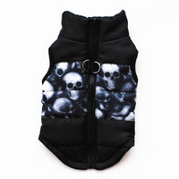 HKM-4369469 Skull Butterfly Camouflage Cotton Vest Dress for Casual Wear