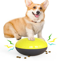 HKM-4369725 Sound Producing Chew Toy Ball - Durable TPR Material in Lake Blue, Green, or Yellow, Ideal for Gift Giving