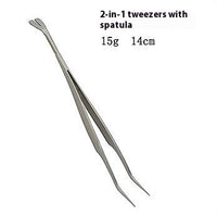 HKM-4370365 Stainless Steel Tick Removal Tweezers for Dogs and Cats with Black PVC Bag