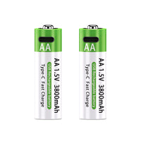 HKM-437203 Rechargeable Lithium No. 5 Battery 15V 3800mAh with Type-C Port for Electric Toys and Remote Controls