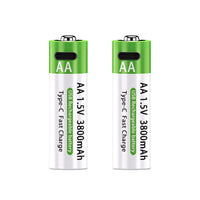 HKM-437203 Rechargeable Lithium No. 5 Battery 15V 3800mAh with Type-C Port for Electric Toys and Remote Controls