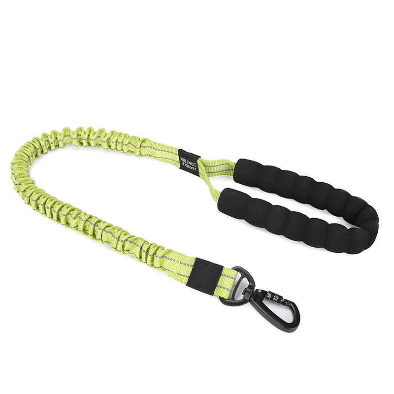 HKM-4373949 Elastic Nylon Dog Leash for Small to Large Dogs - High Elasticity, Multiple Colors Available
