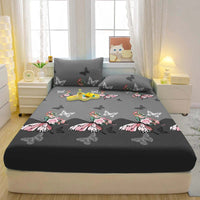 HKM-437459 Three-Piece Bedding Set - 1.8m Durable Chemical Fiber Bed Sheet and Pillowcases