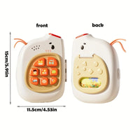 HKM-437587 Early Learning Music Mobile Phone Toy - Sensory Activities for Pretend Play and Child Development