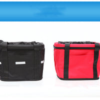 HKM-4376893 Versatile Aluminum Alloy Bicycle Basket for Handlebar Mounting (22-31.8mm & 20-25mm)