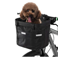 HKM-4376893 Versatile Aluminum Alloy Bicycle Basket for Handlebar Mounting (22-31.8mm & 20-25mm)