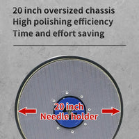HKM-437715 Multi-Function 20 Inch Floor Polishing Machine with Single Brush - Manual Floor Scrubber for Industrial Use