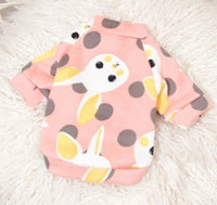 HKM-4378813 Cute Medium Sleeve Cotton Dog Shirt - Size L