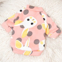 HKM-4378813 Cute Medium Sleeve Cotton Dog Shirt - Size L