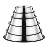 HKM-4380605 Stainless Steel Non-Slip Dog Bowl - Anti-Fall Design for Pets
