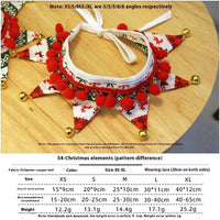 HKM-4380989 Pet Holiday Dress Up Scarf with Butterfly Bow Tie - Various Festive Colors Available