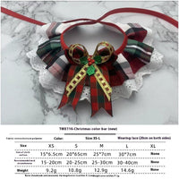 HKM-4380989 Pet Holiday Dress Up Scarf with Butterfly Bow Tie - Various Festive Colors Available