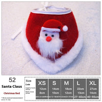 HKM-4380989 Pet Holiday Dress Up Scarf with Butterfly Bow Tie - Various Festive Colors Available