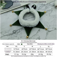 HKM-4380989 Pet Holiday Dress Up Scarf with Butterfly Bow Tie - Various Festive Colors Available
