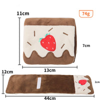 HKM-4381245 Interactive Pet Foraging Snuffle Mat - Plush Slow Feeder with Sound and Molar Puzzle Features