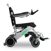 HKM-438163 Foldable Wheelchair with Joystick Control, Aluminum Frame, 6 km/h Speed, 20 km Range, Compact Design